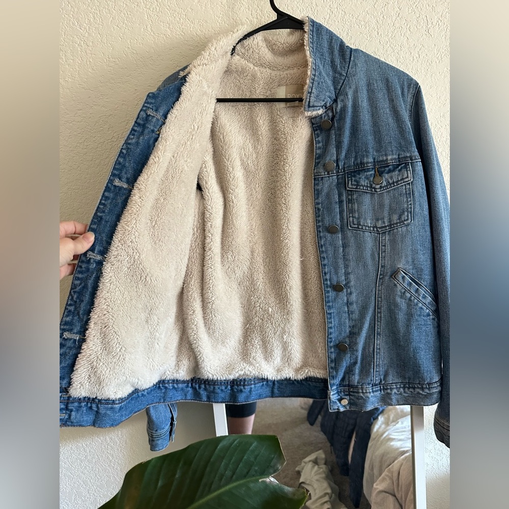 Roxy Jean Sherpa jacket - Picture 3 of 4